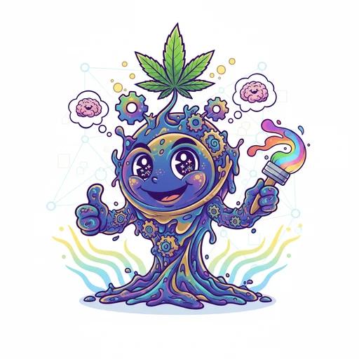 Mandlebrot's Oil Spill