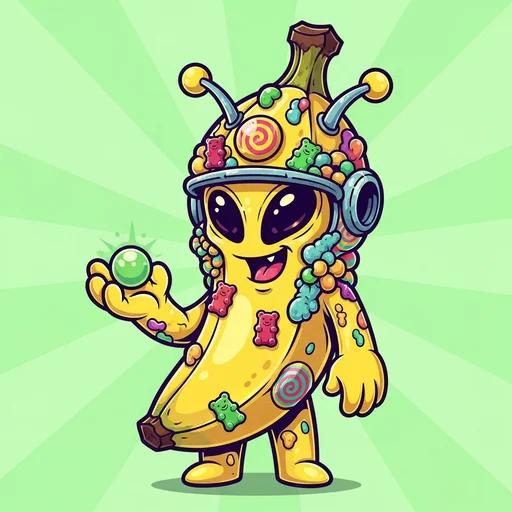 Alien Banana Candy