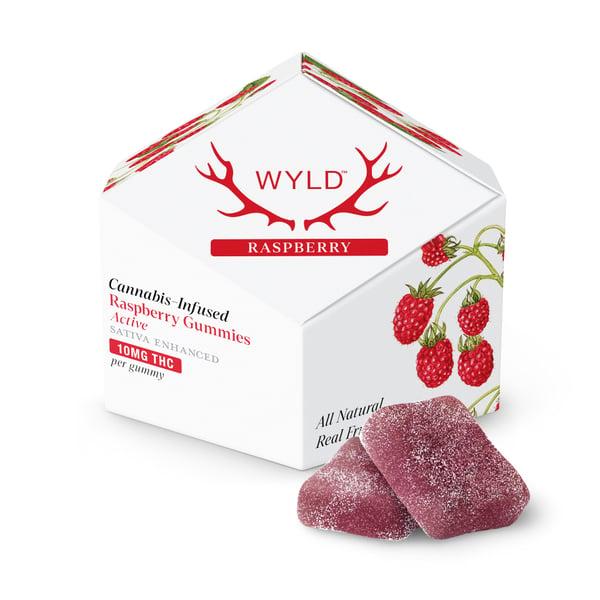 Raspberry Sativa Enhanced Gummies | 100mg | 10pk