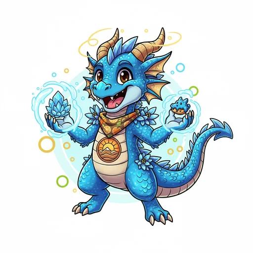 Blue Dragon Desert Frost