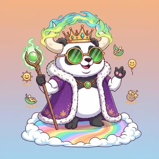 Boujee Panda (Cow God)