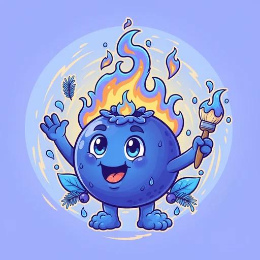 Blueberry Flame